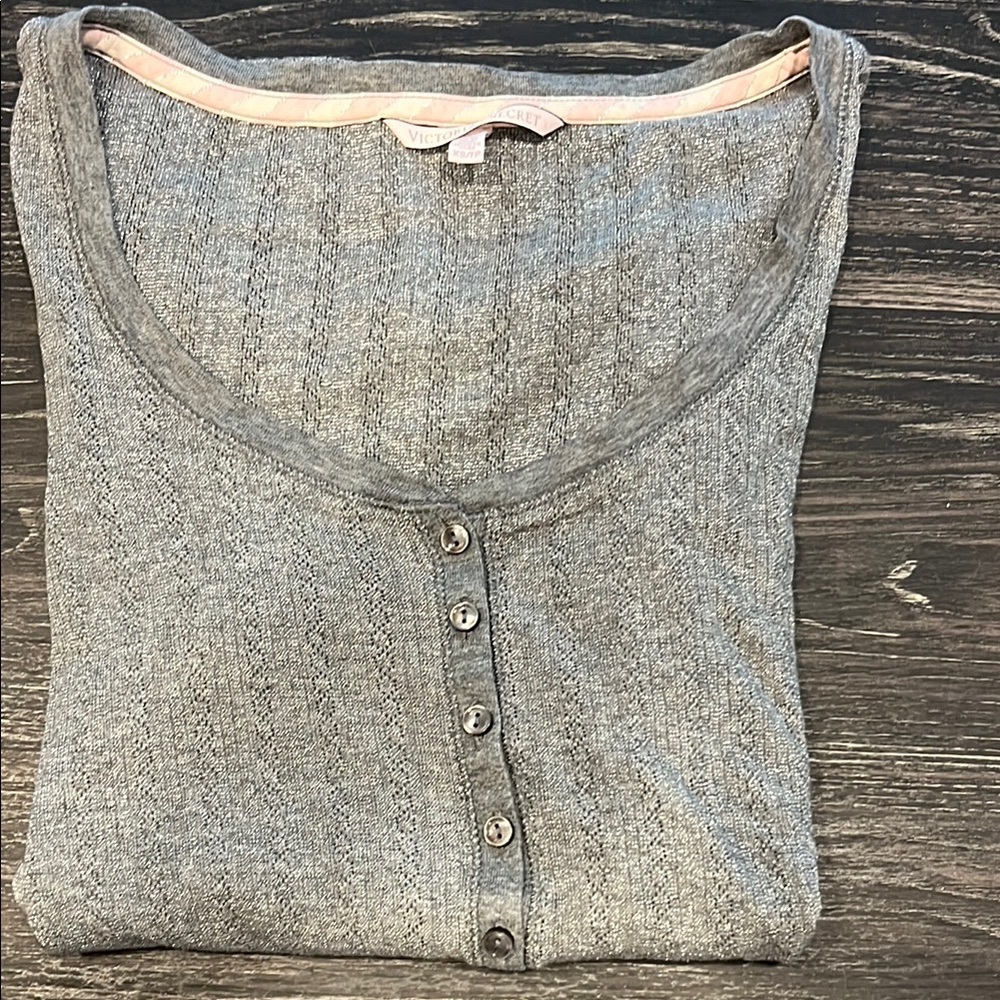 Victoria's Secret Gray Scoop Neck Intimates